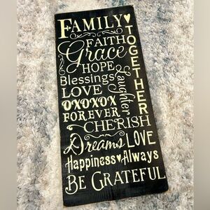 Decorative Inspirational Wall Sign